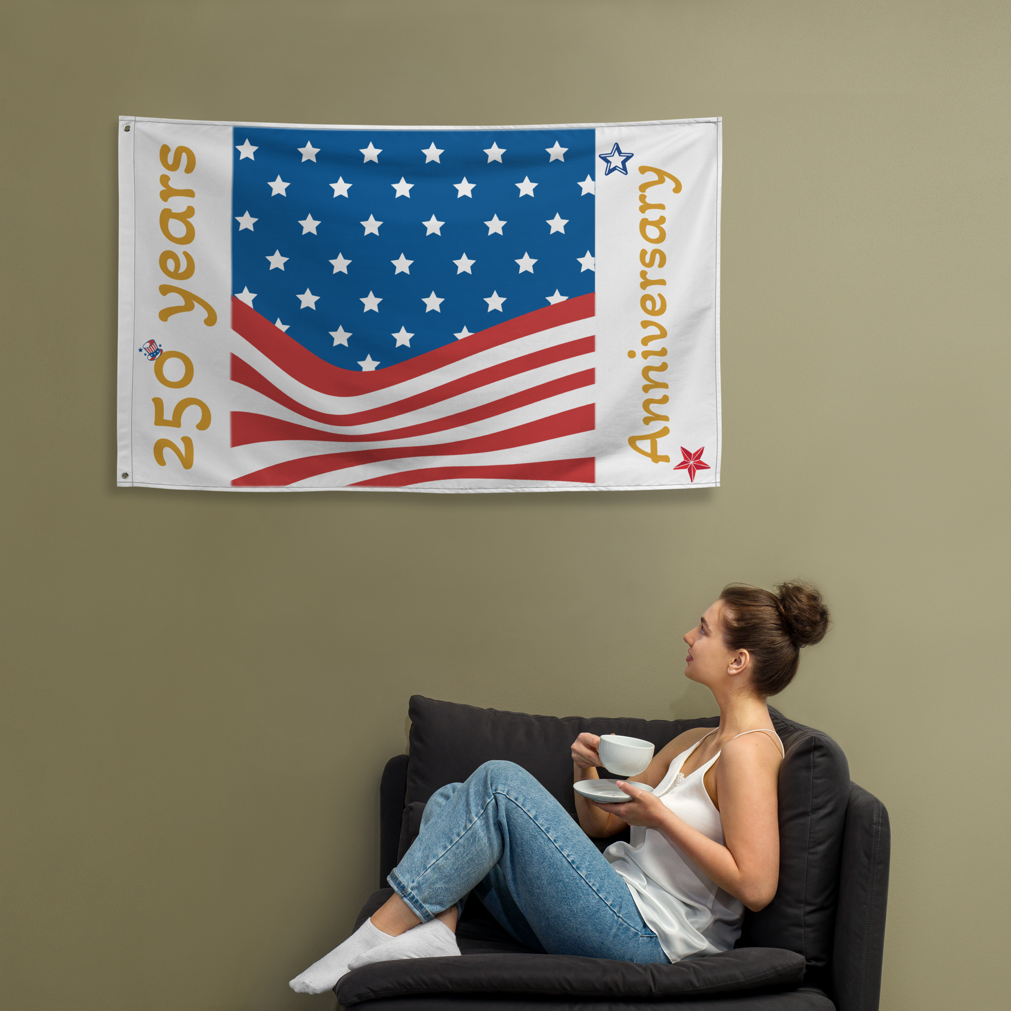250 Year Anniversary American Flag