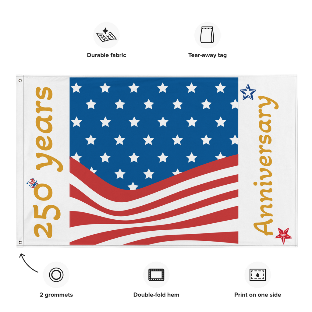 250 Year Anniversary American Flag