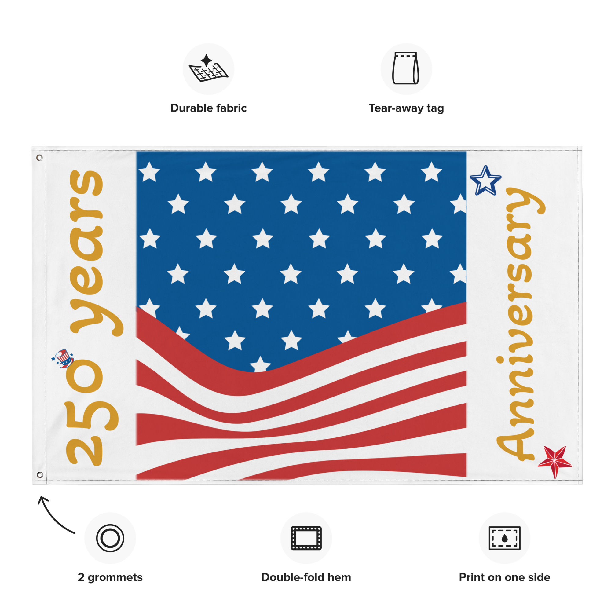 250 Year Anniversary American Flag