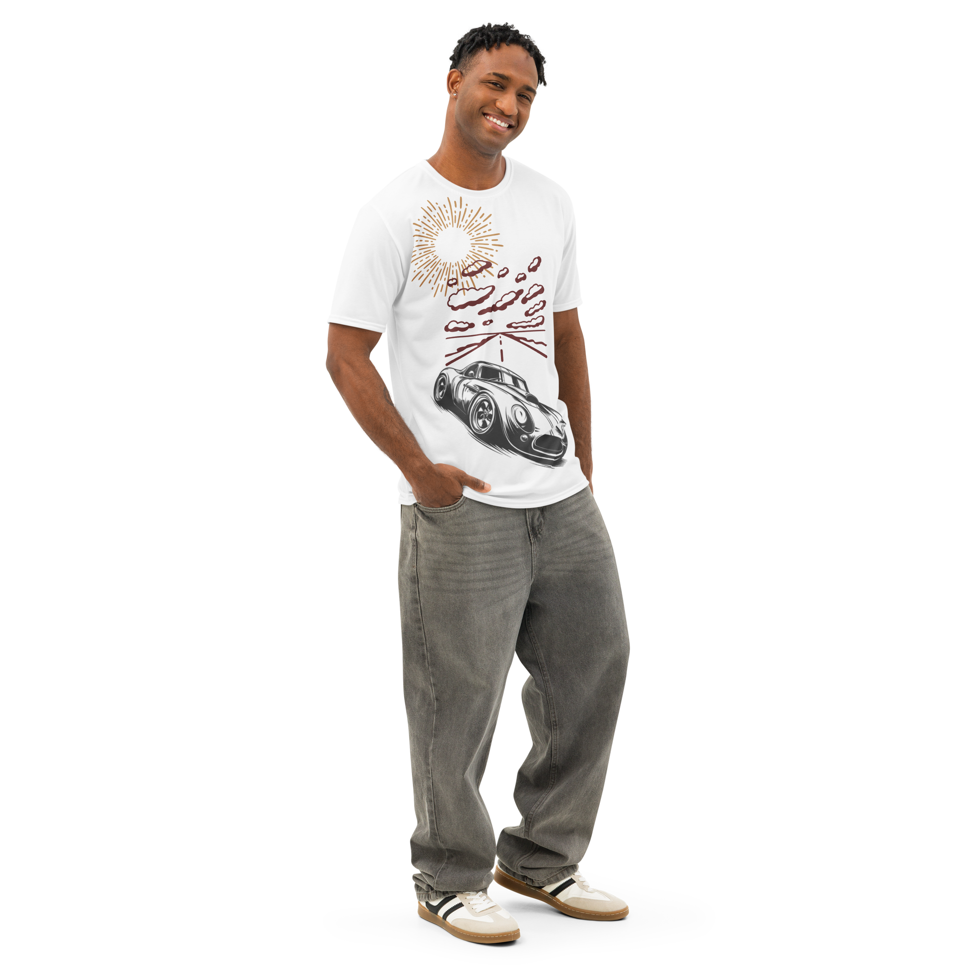 Men’s midweight and soft cotton crew neck t-shirt