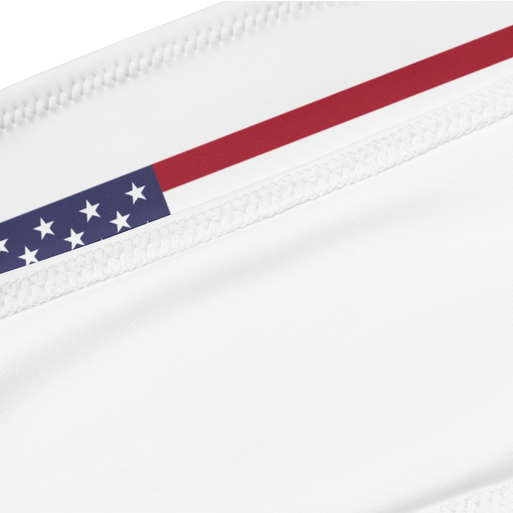 American Flag bandeau bikini top