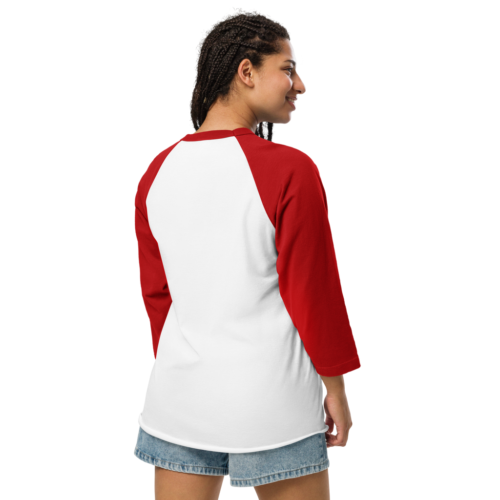 3/4 sleeve baseball raglan shirt