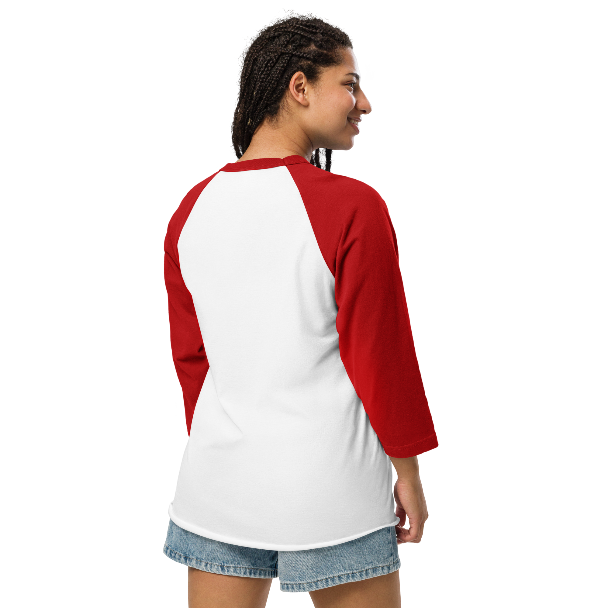 3/4 sleeve baseball raglan shirt