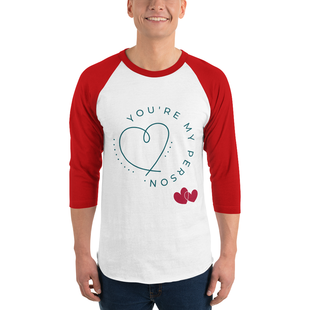 3/4 sleeve baseball raglan shirt