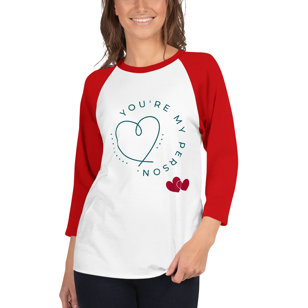 3/4 sleeve baseball raglan shirt
