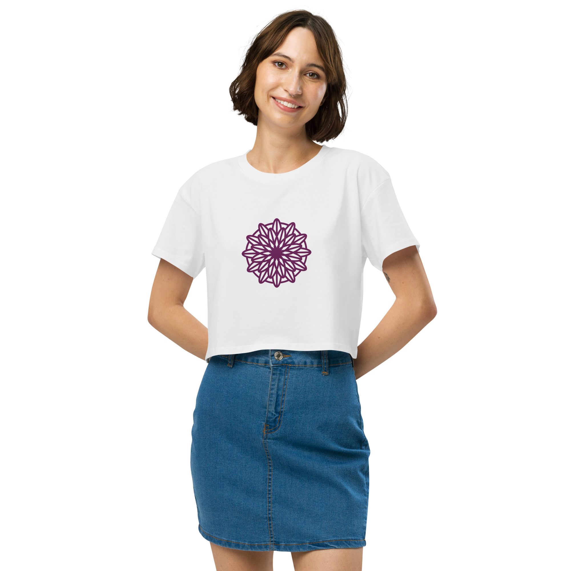 Pre-shrunk crop top