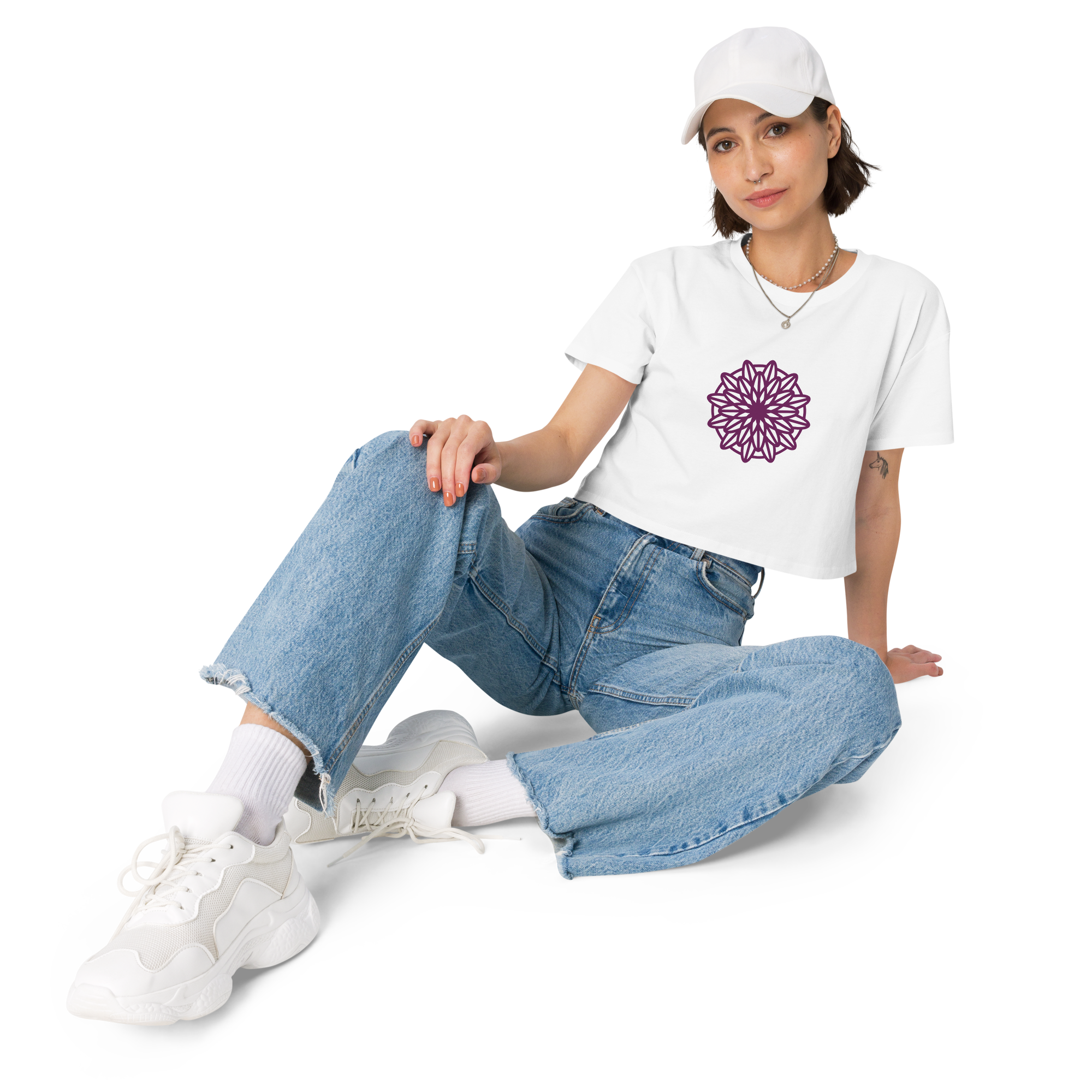 Pre-shrunk crop top