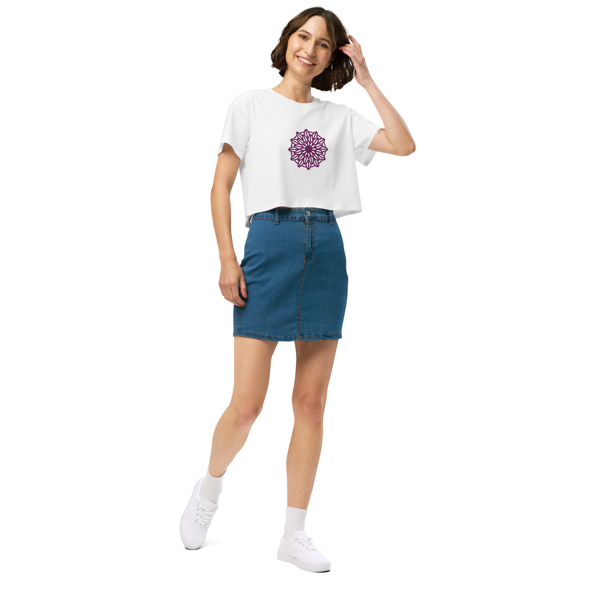 Pre-shrunk crop top